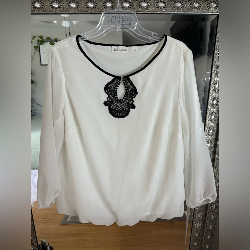 White business blouse